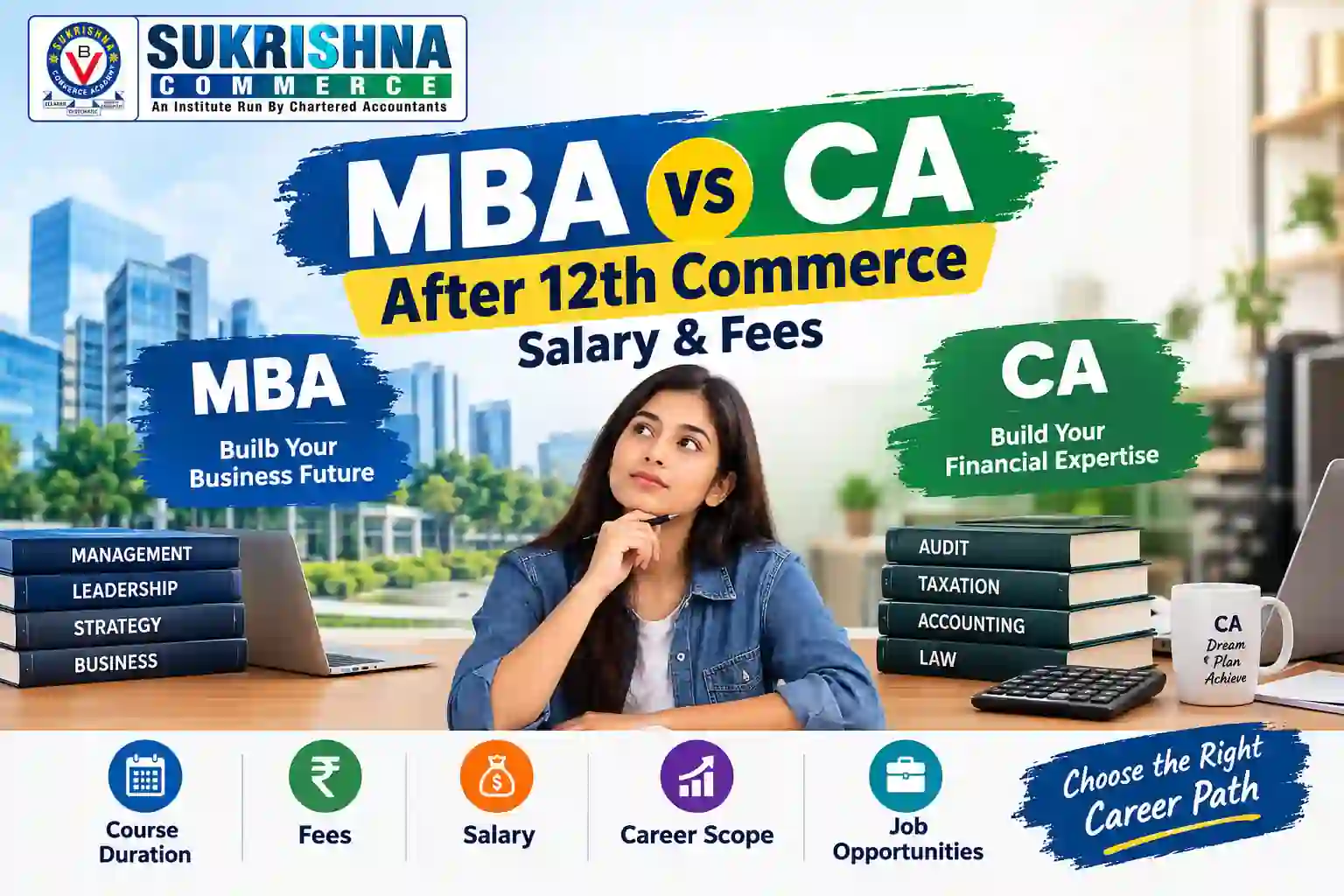 MBA vs CA After 12th Commerce: Which Path is Faster, Cheaper, and Pays More?